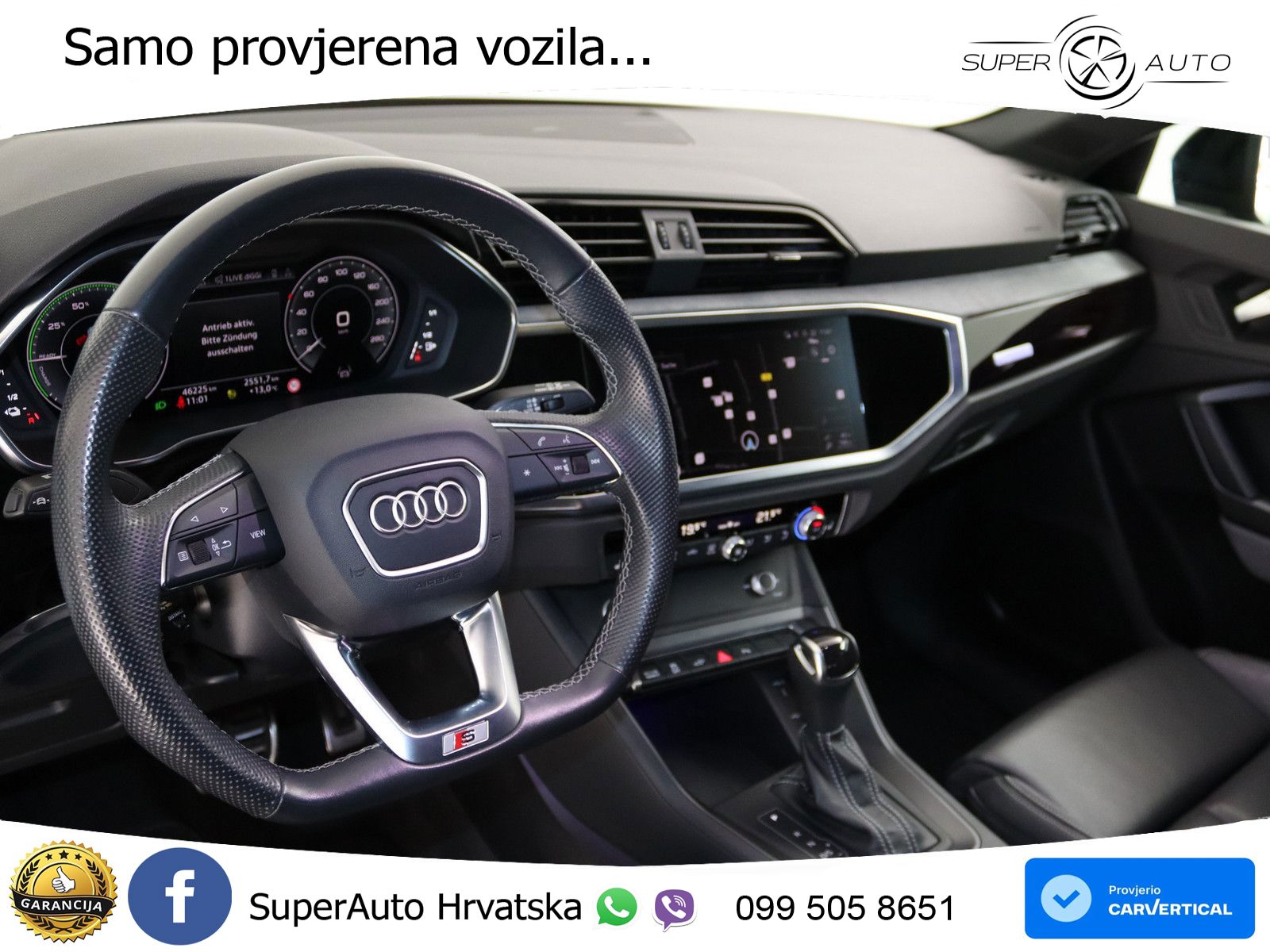 Audi Q3 Sportback 45 TFSIe (245 KS) S tronic S line LED+GR SJED+ACC