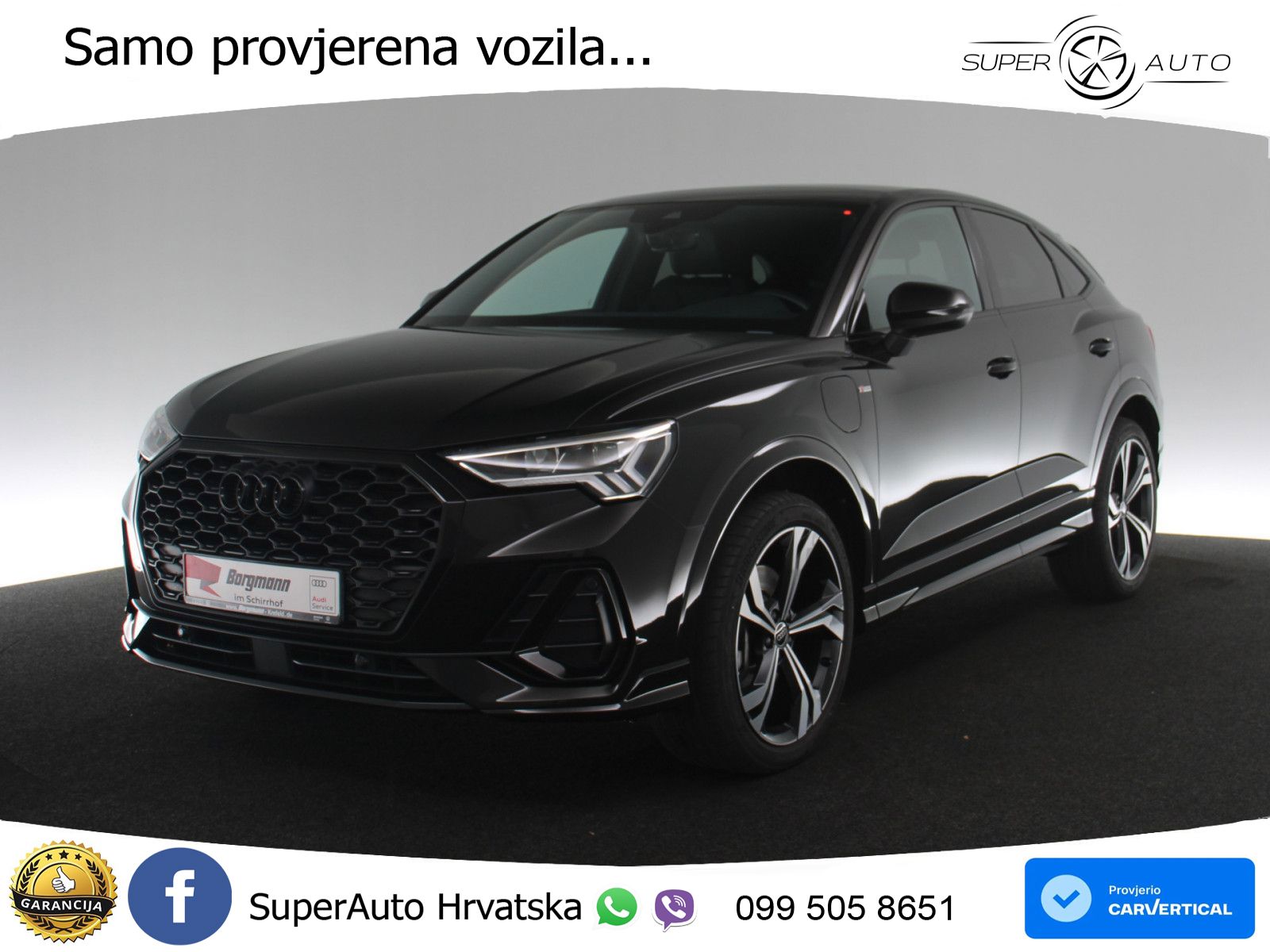 Audi Q3 Sportback 45 TFSIe (245 KS) S tronic S line LED+GR SJED+ACC
