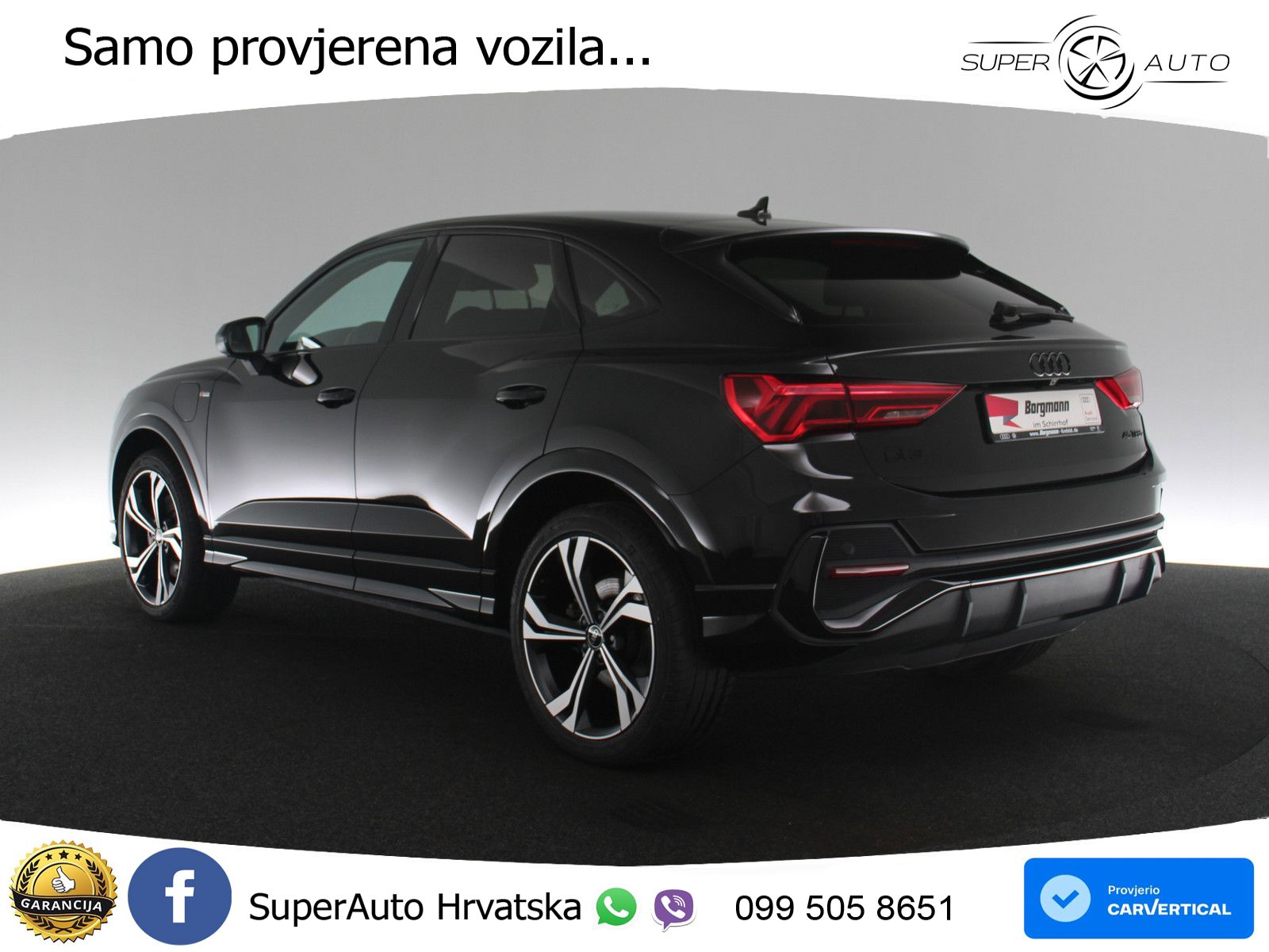 Audi Q3 Sportback 45 TFSIe (245 KS) S tronic S line LED+GR SJED+ACC