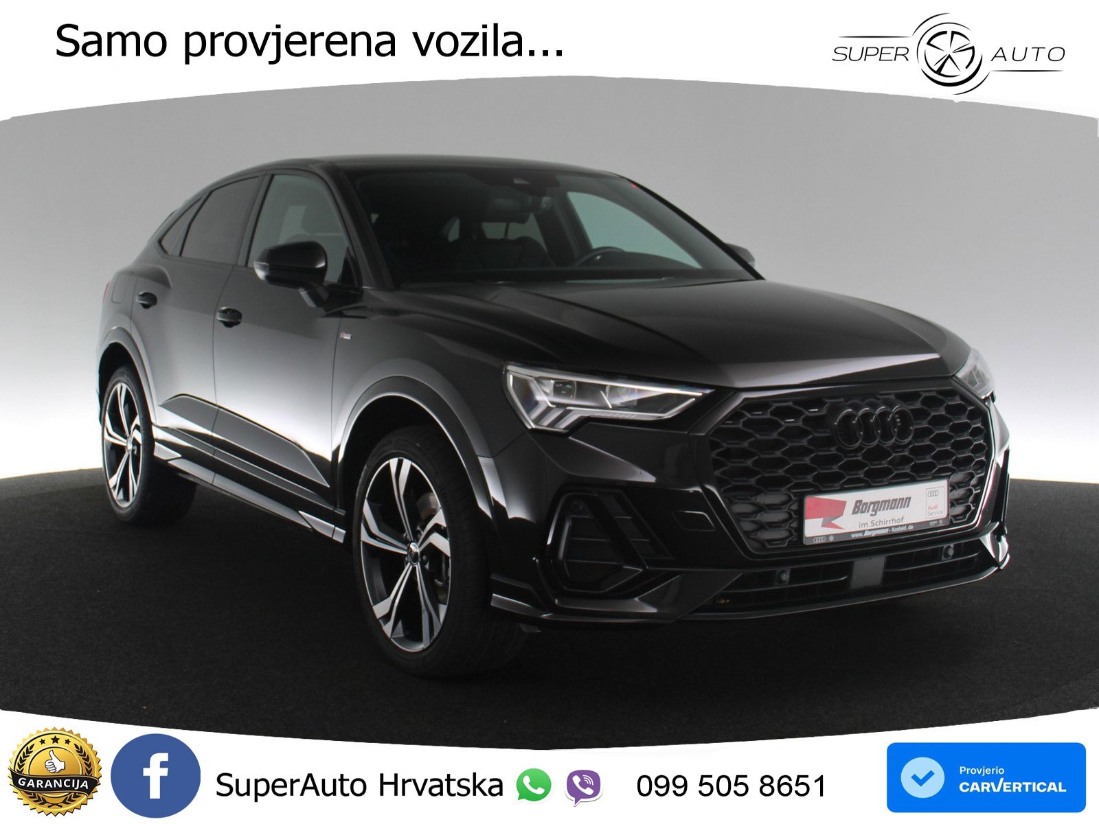 Audi Q3 Sportback 45 TFSIe (245 KS) S tronic S line LED+GR SJED+ACC