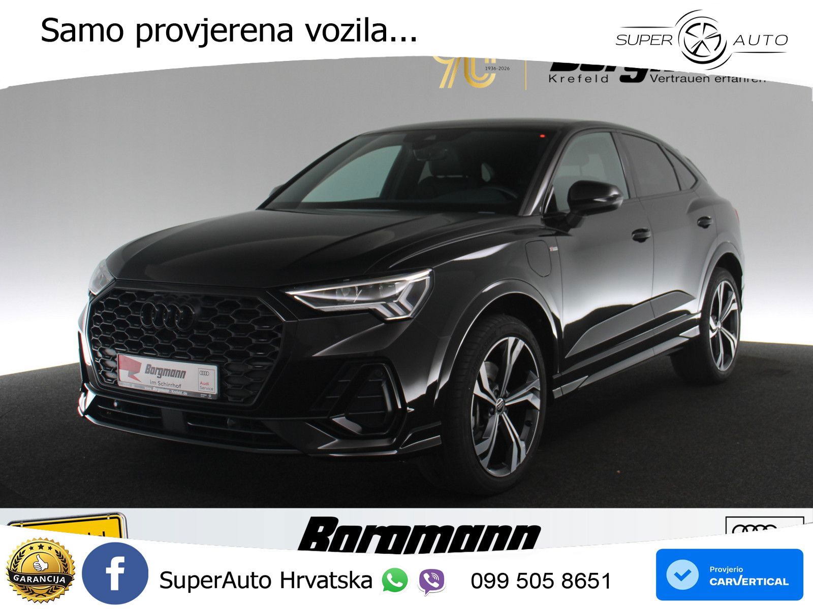Audi Q3 Sportback 45 TFSIe (245 KS) S tronic S line LED+GR SJED+ACC