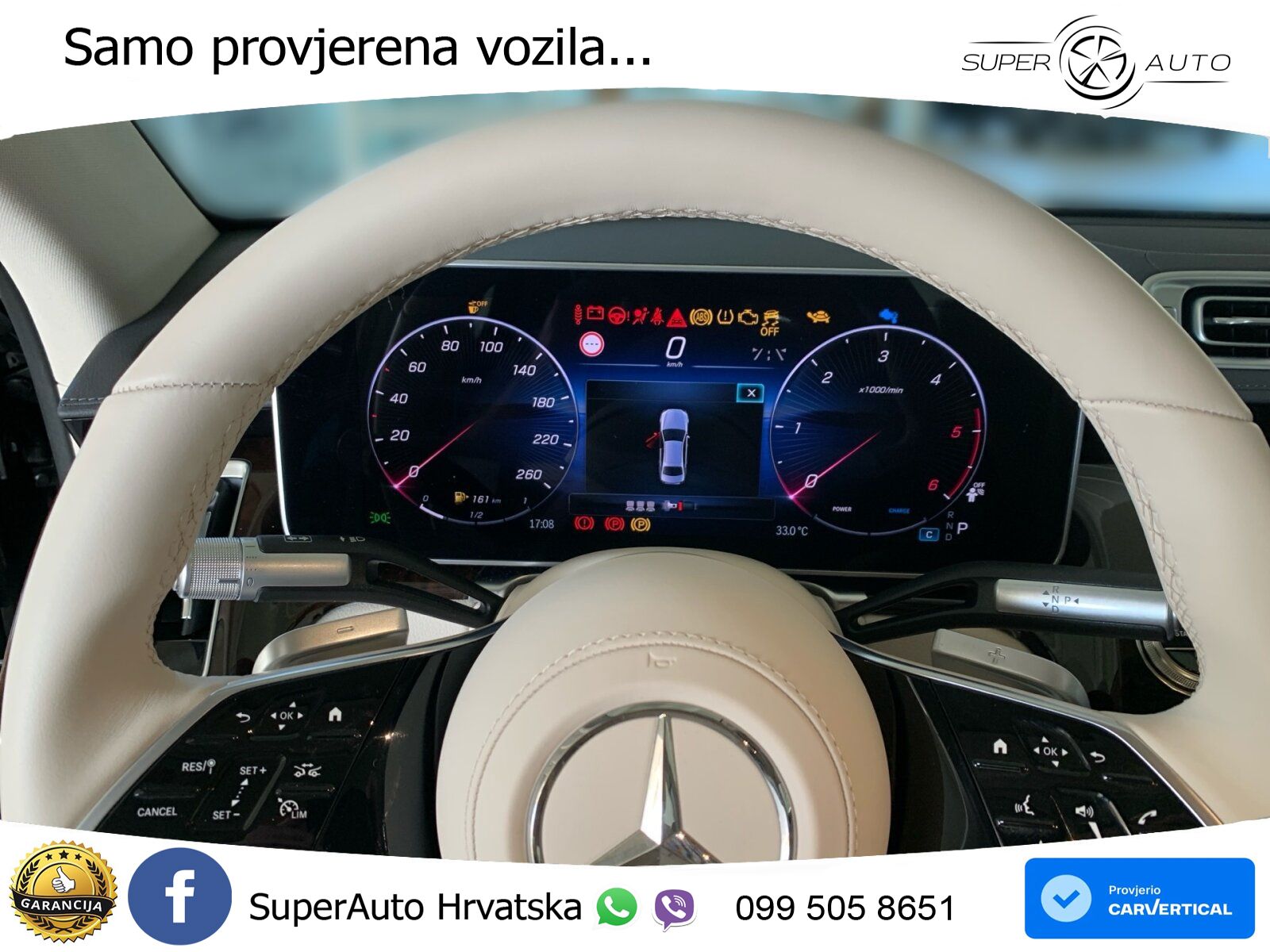 Mercedes S 350d (313 KS) EQ Boost 9G-TRONIC ZRAČNI+ACC+GR SJED+KAM+PANO