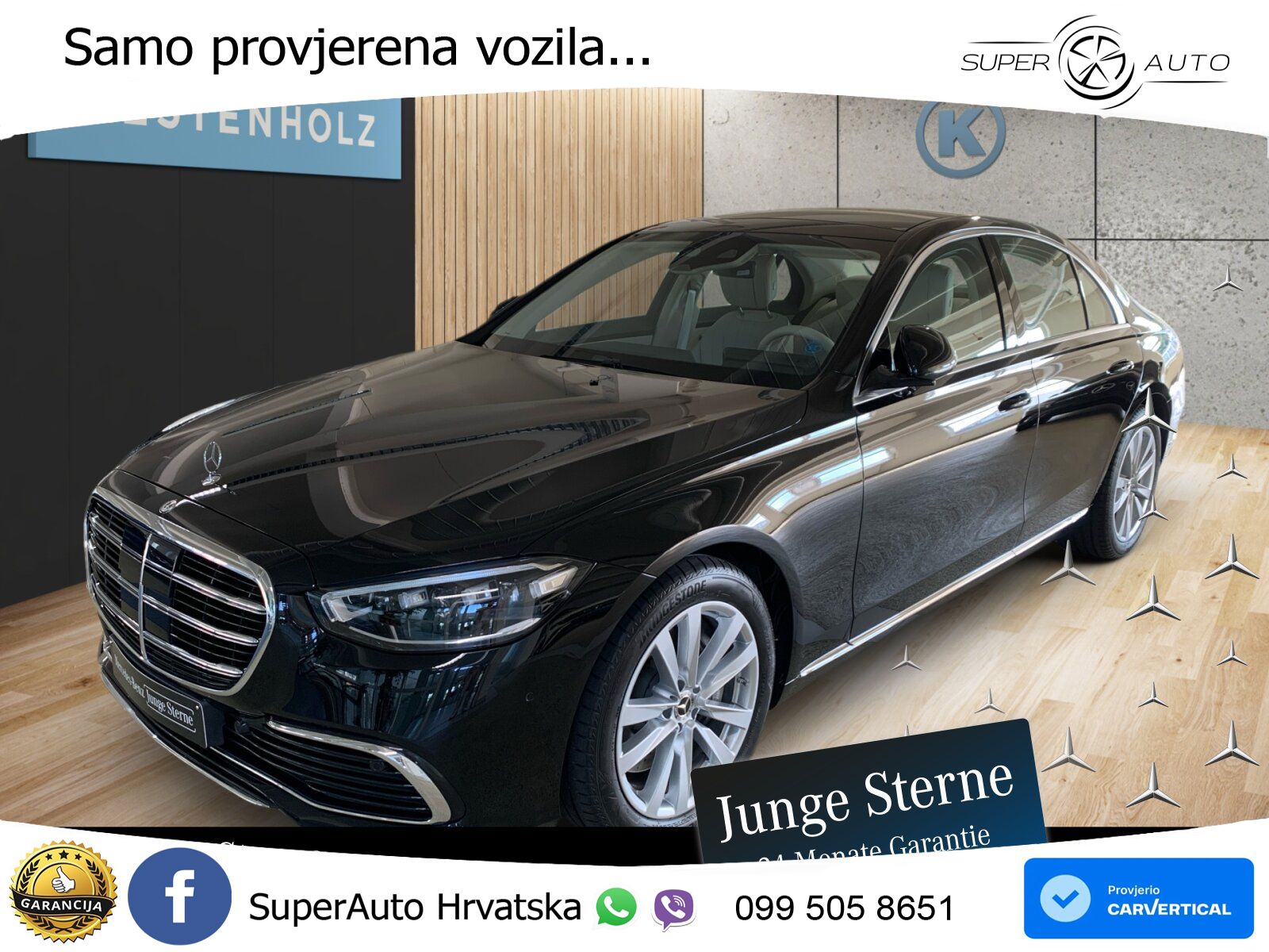 Mercedes S 350d (313 KS) EQ Boost 9G-TRONIC ZRAČNI+ACC+GR SJED+KAM+PANO