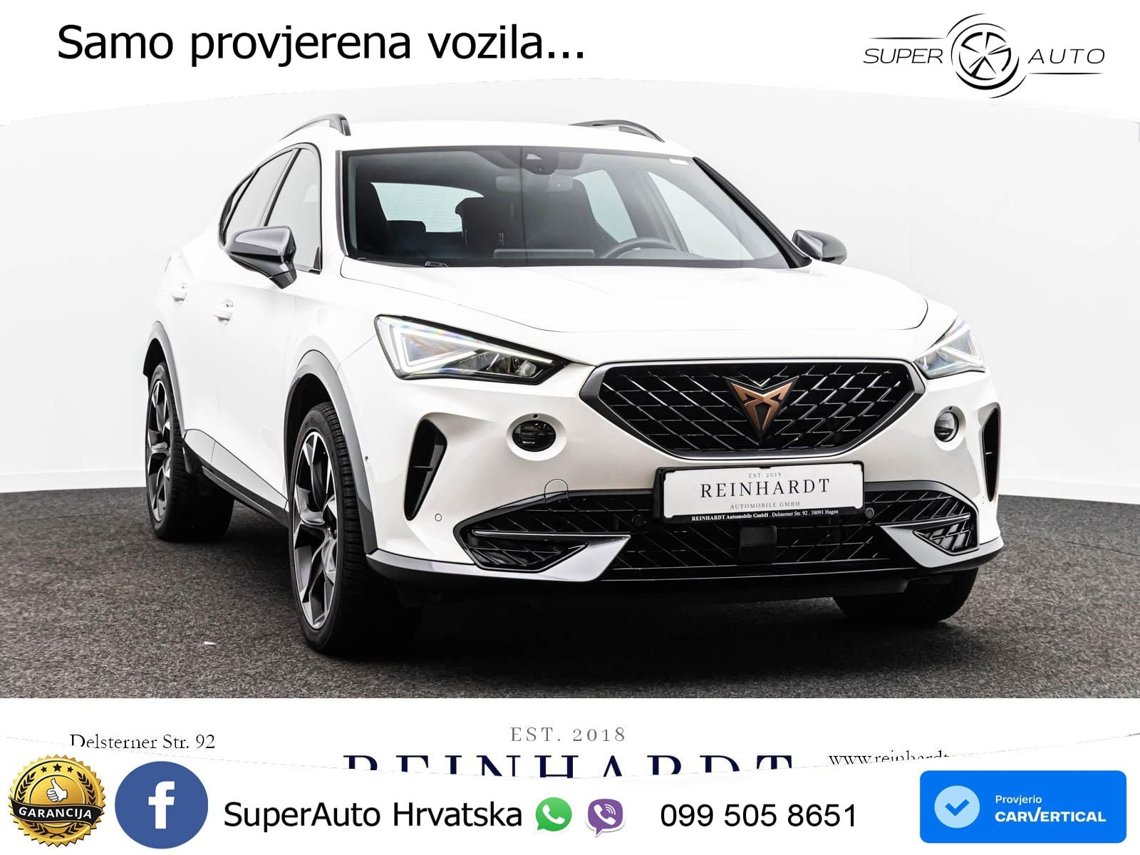 Cupra Formentor 1.4 TSI (245 KS) e-Hybrid DSG VZ LED+GR SJED+ACC