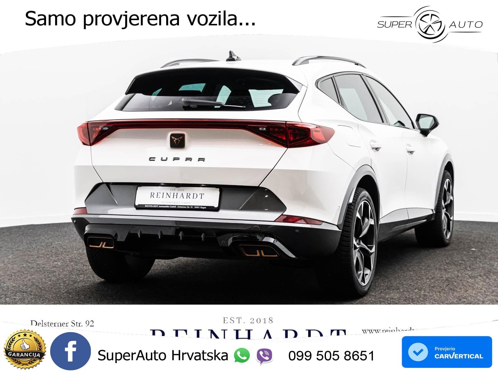 Cupra Formentor 1.4 TSI (245 KS) e-Hybrid DSG VZ LED+GR SJED+ACC