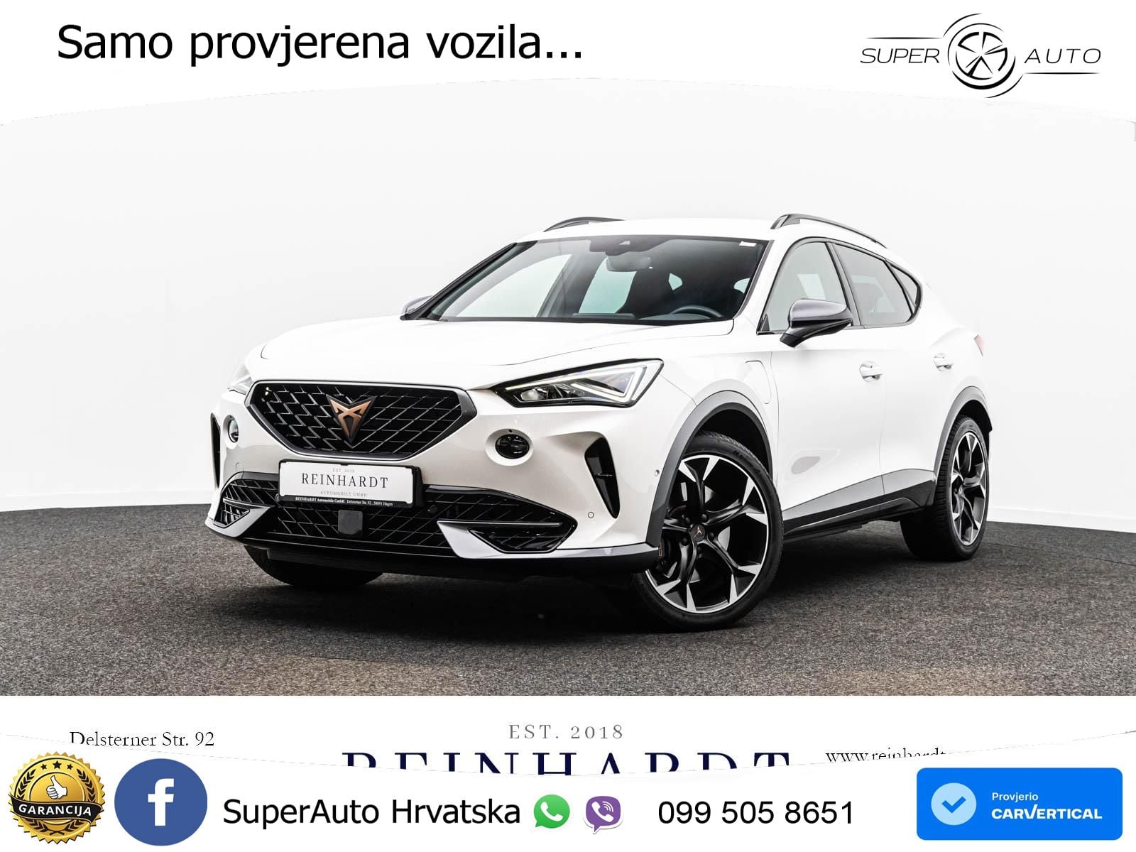 Cupra Formentor 1.4 TSI (245 KS) e-Hybrid DSG VZ LED+GR SJED+ACC