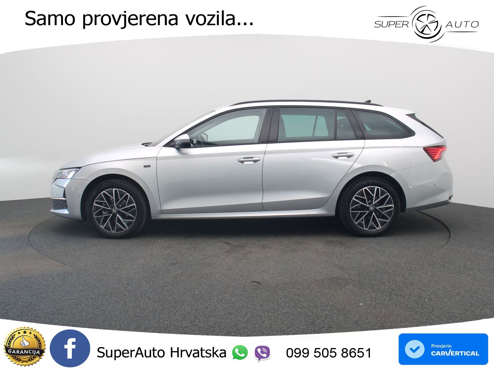 Škoda Octavia Combi 2.0 TDI (150 KS) DSG LED+GR SJED+ACC