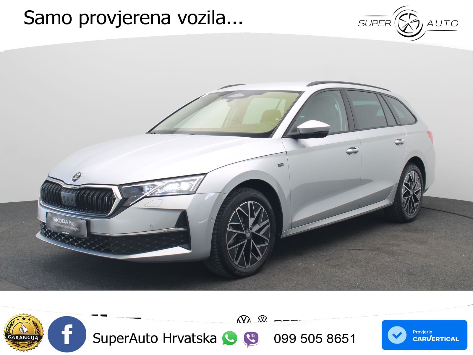 Škoda Octavia Combi 2.0 TDI (150 KS) DSG LED+GR SJED+ACC