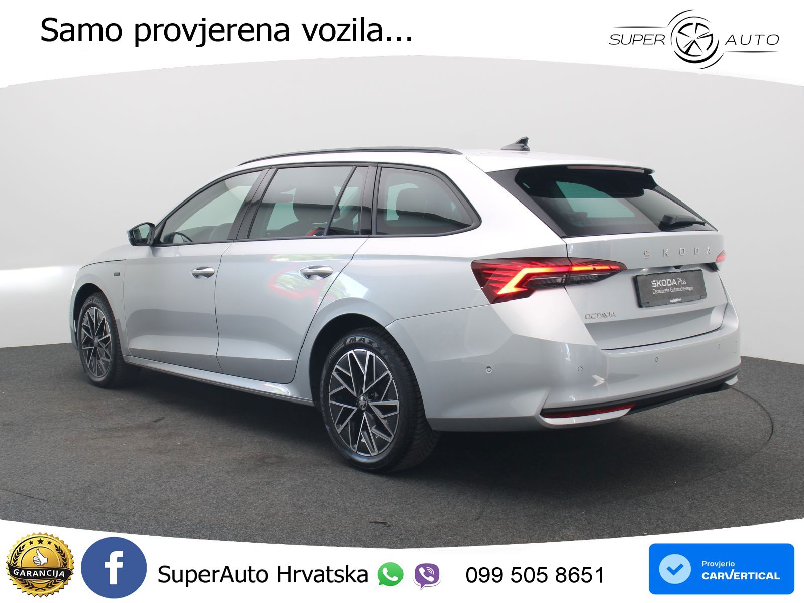 Škoda Octavia Combi 2.0 TDI (150 KS) DSG LED+GR SJED+ACC
