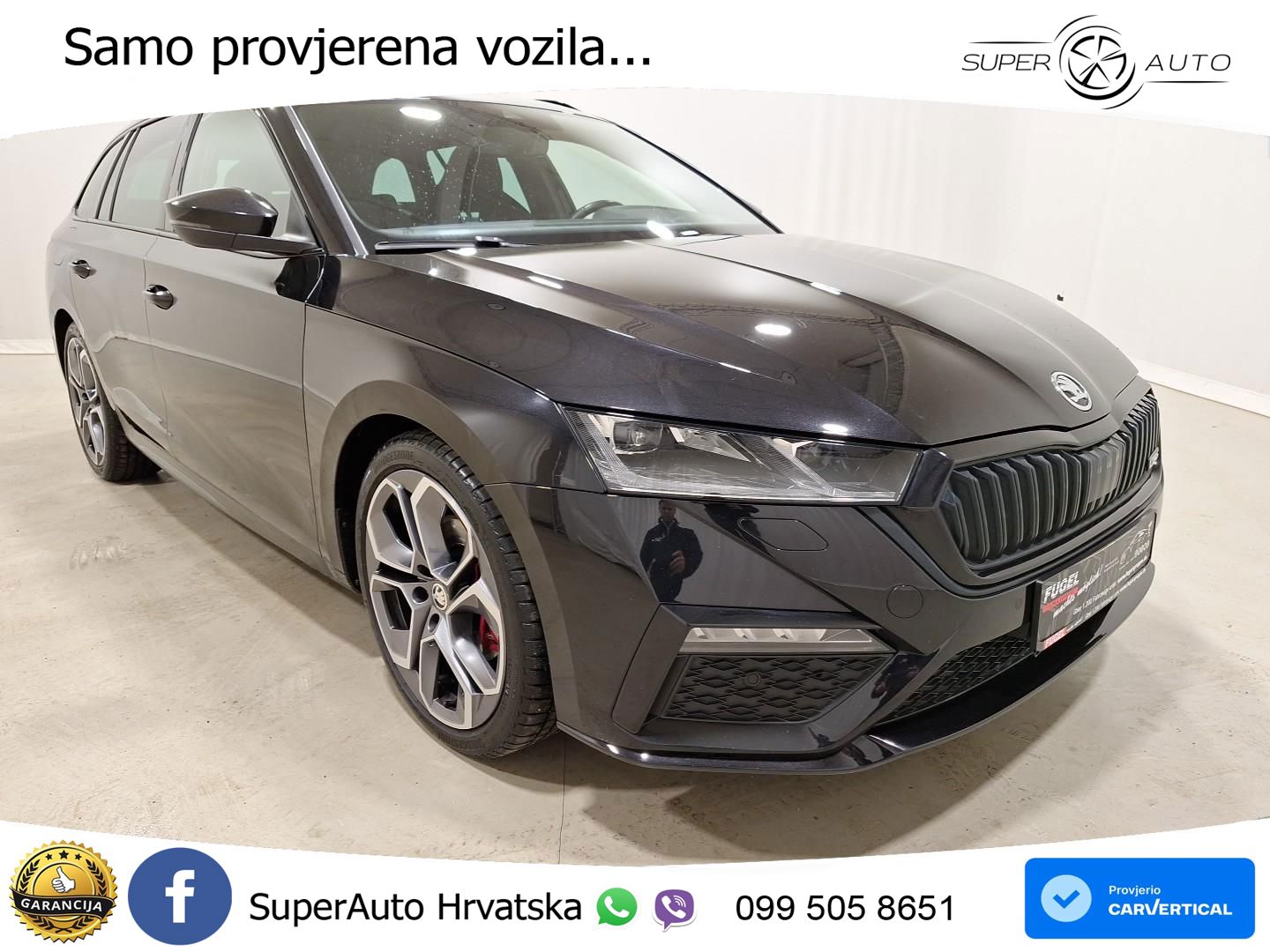 Škoda Octavia Combi RS 2.0 TDI (200 KS) DSG LED+GR SJED+ACC