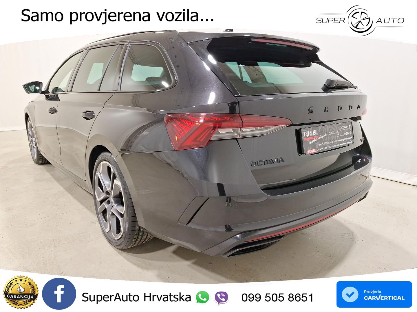 Škoda Octavia Combi RS 2.0 TDI (200 KS) DSG LED+GR SJED+ACC