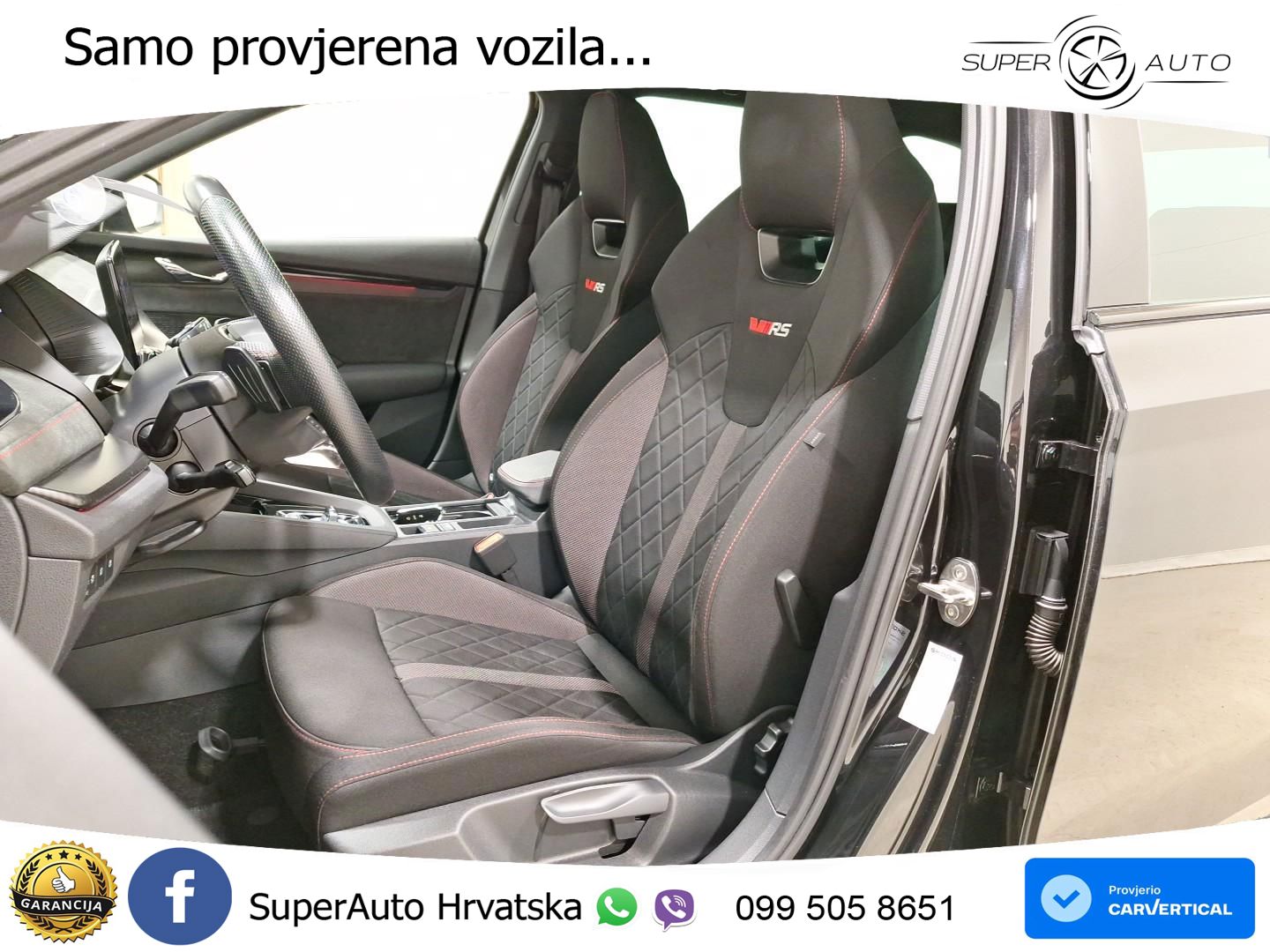 Škoda Octavia Combi RS 2.0 TDI (200 KS) DSG LED+GR SJED+ACC