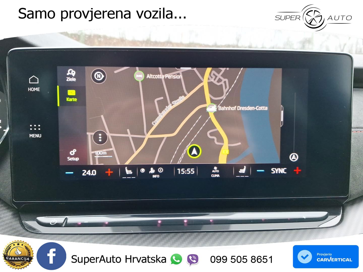 Škoda Octavia Combi RS 2.0 TDI (200 KS) DSG LED+GR SJED+ACC