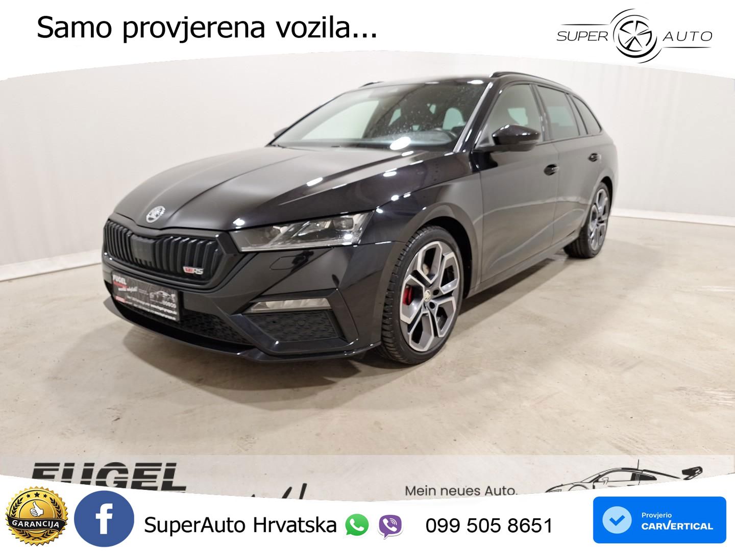 Škoda Octavia Combi RS 2.0 TDI (200 KS) DSG LED+GR SJED+ACC