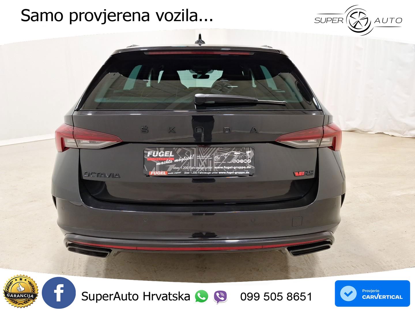 Škoda Octavia Combi RS 2.0 TDI (200 KS) DSG LED+GR SJED+ACC