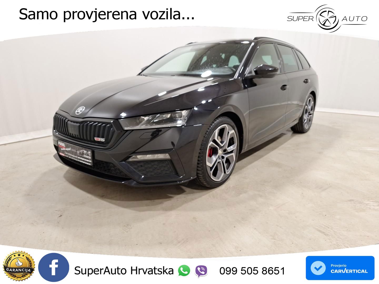 Škoda Octavia Combi RS 2.0 TDI (200 KS) DSG LED+GR SJED+ACC