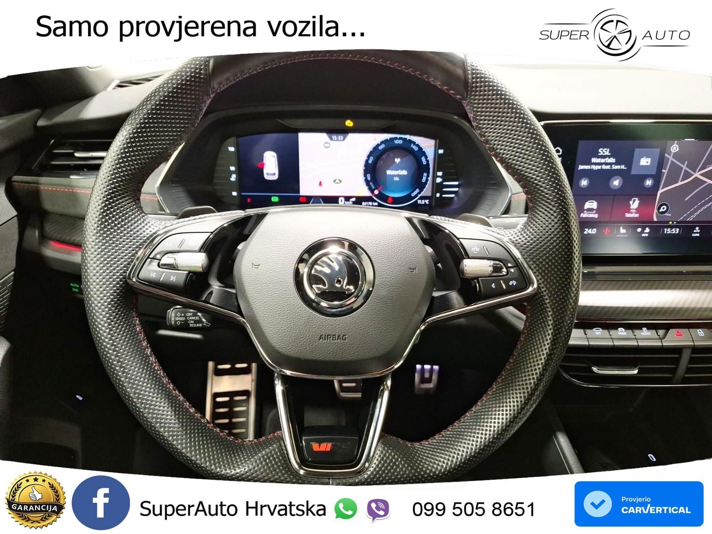 Škoda Octavia Combi RS 2.0 TDI (200 KS) DSG LED+GR SJED+ACC