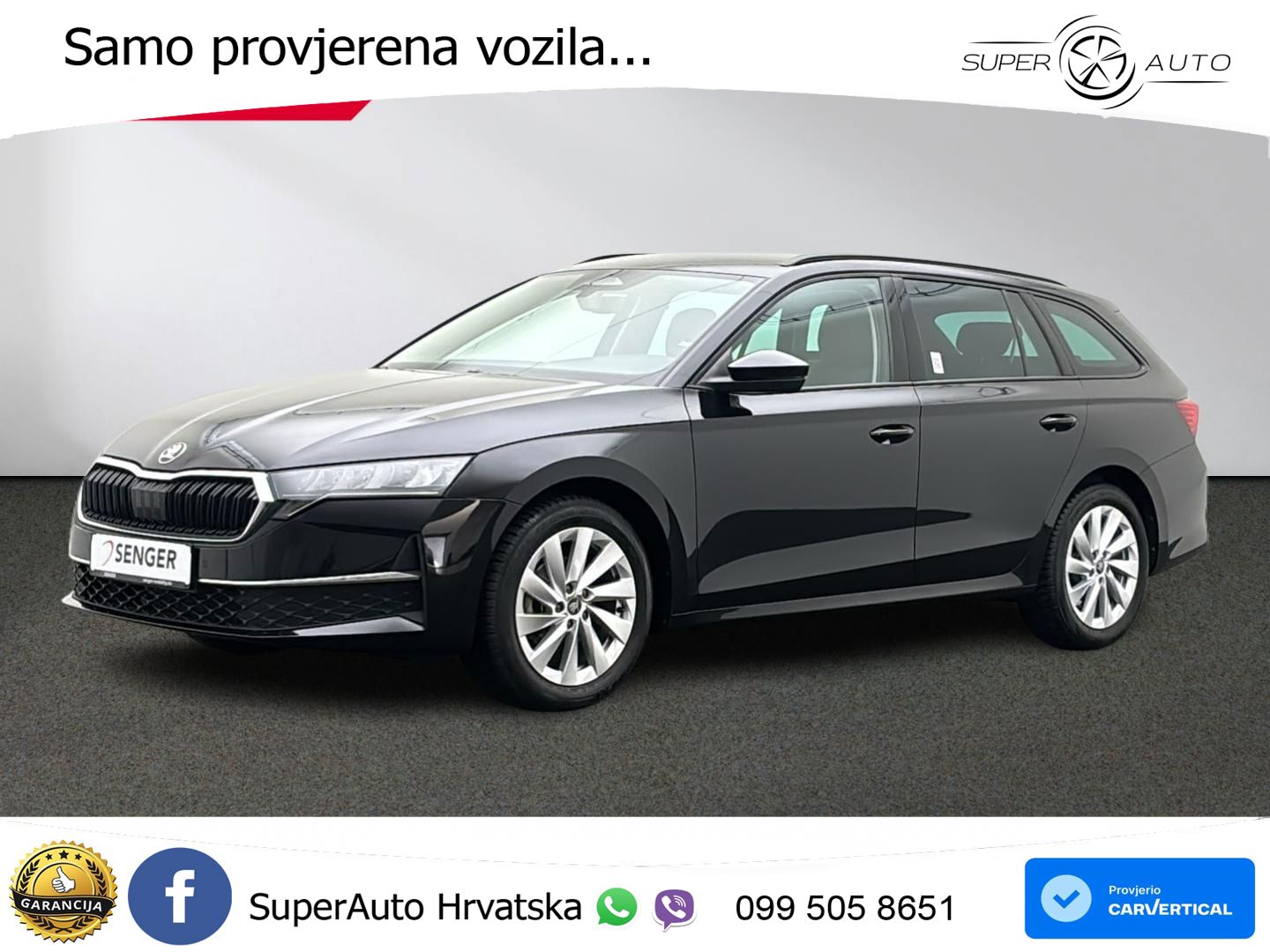 Škoda Octavia Combi 2.0 TDI (150 KS) DSG Selection LED+GR SJED+ACC