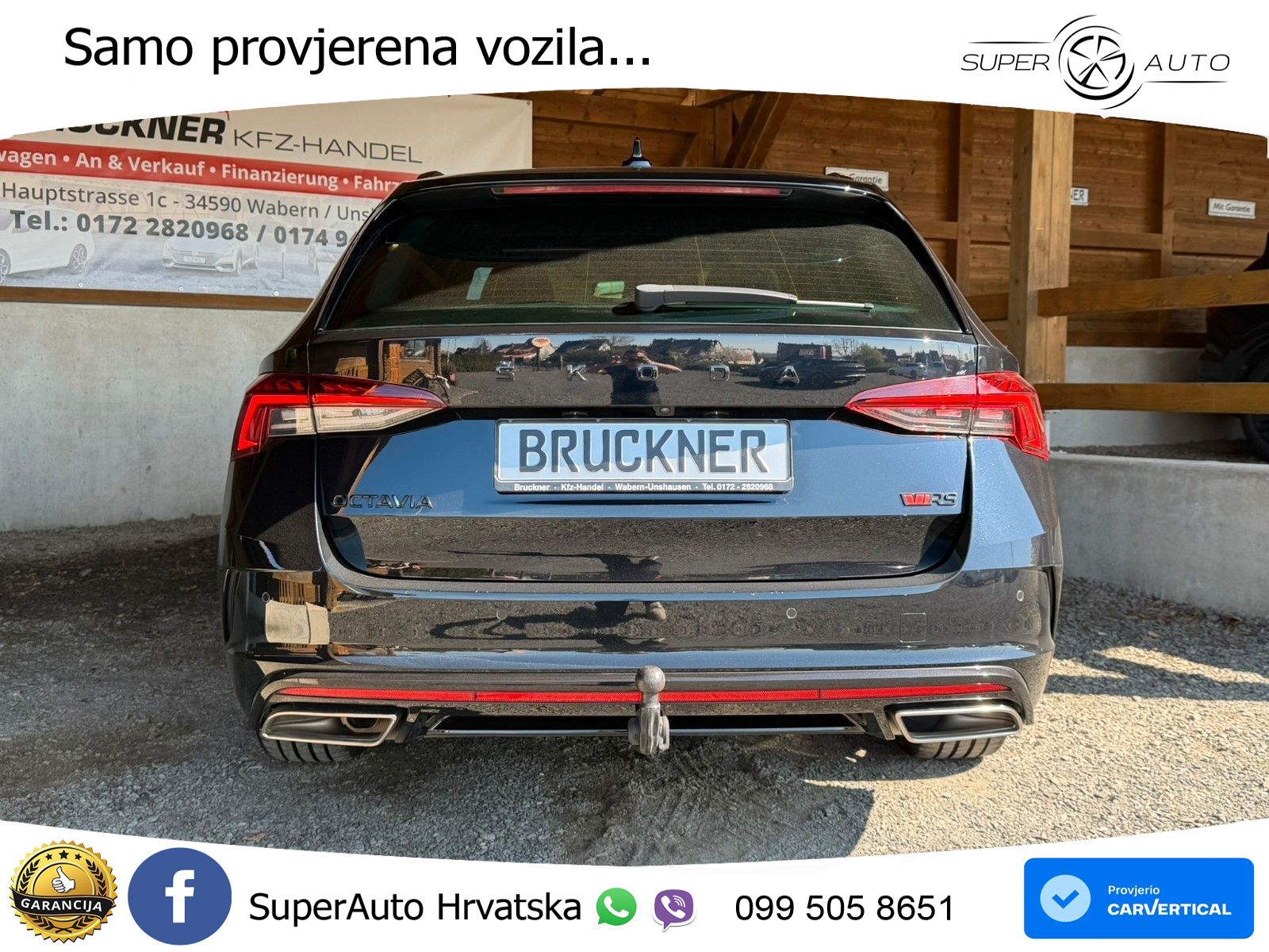 Škoda Octavia Combi RS 2.0 TDI (200 KS) 4x4 DSG LED+GR SJED+ACC