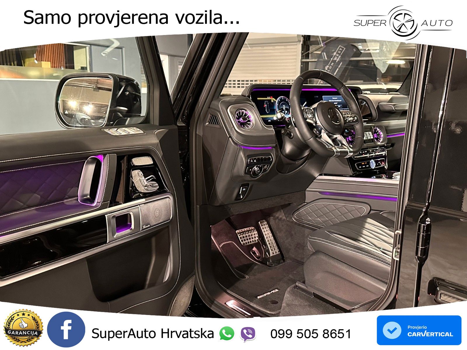 Mercedes AMG G 63 Long V8 (585 KS) 4MATIC 9G-TRONIC AMG SPEEDSHIFT PLUS LED+GR SJED+ACC
