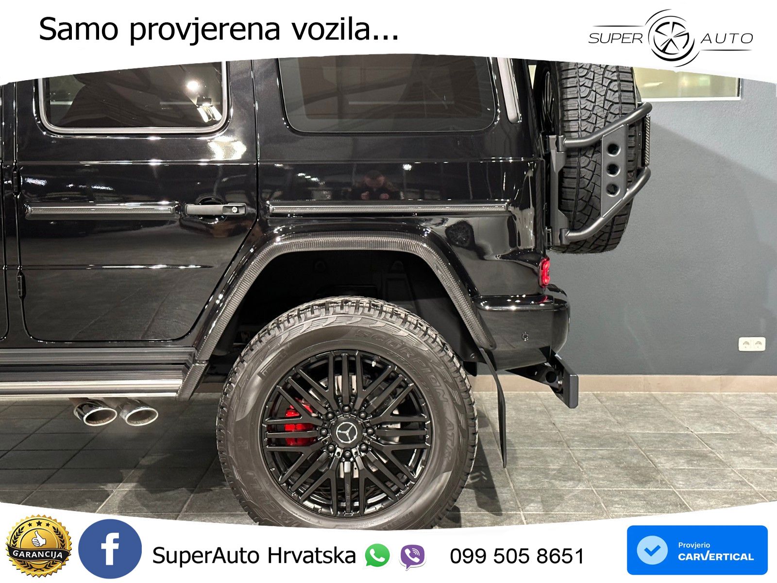 Mercedes AMG G 63 Long V8 (585 KS) 4MATIC 9G-TRONIC AMG SPEEDSHIFT PLUS LED+GR SJED+ACC
