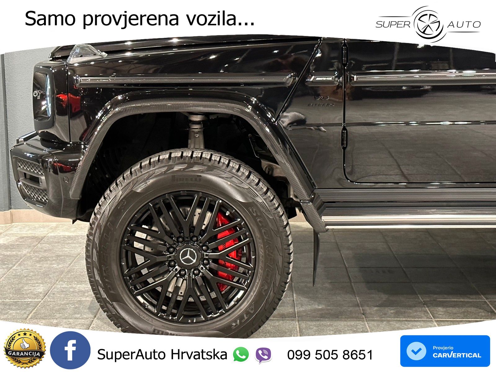 Mercedes AMG G 63 Long V8 (585 KS) 4MATIC 9G-TRONIC AMG SPEEDSHIFT PLUS LED+GR SJED+ACC