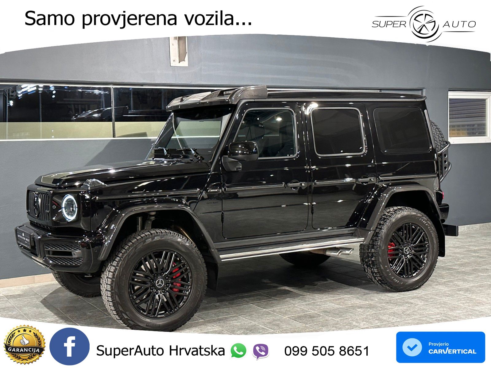 Mercedes AMG G 63 Long V8 (585 KS) 4MATIC 9G-TRONIC AMG SPEEDSHIFT PLUS LED+GR SJED+ACC