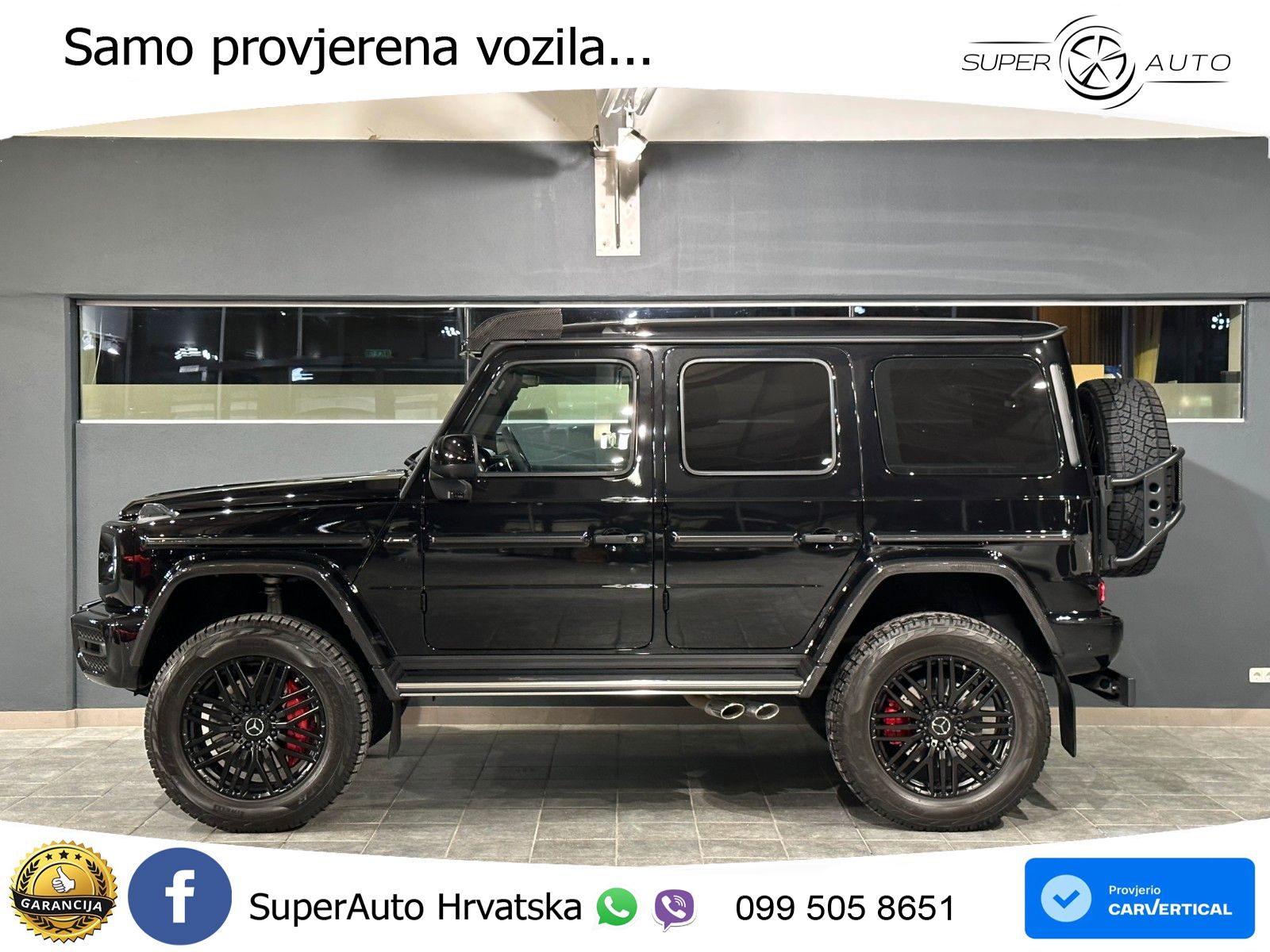 Mercedes AMG G 63 Long V8 (585 KS) 4MATIC 9G-TRONIC AMG SPEEDSHIFT PLUS LED+GR SJED+ACC