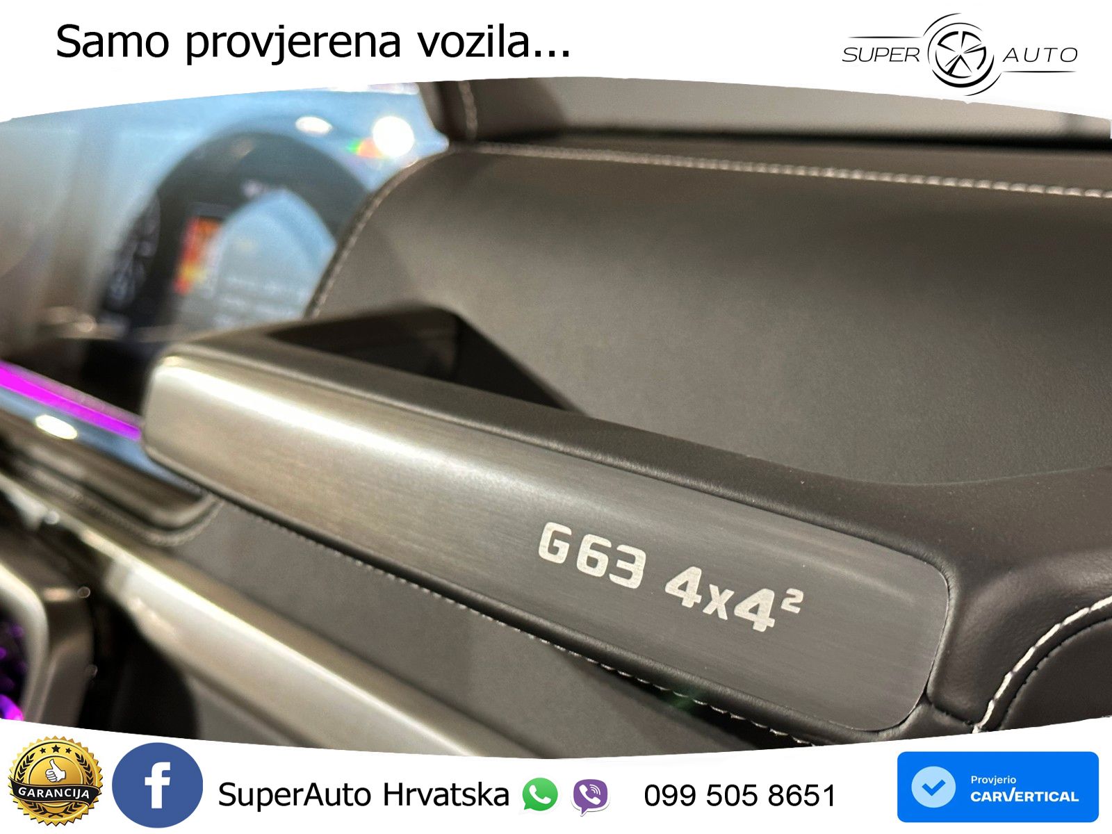 Mercedes AMG G 63 Long V8 (585 KS) 4MATIC 9G-TRONIC AMG SPEEDSHIFT PLUS LED+GR SJED+ACC