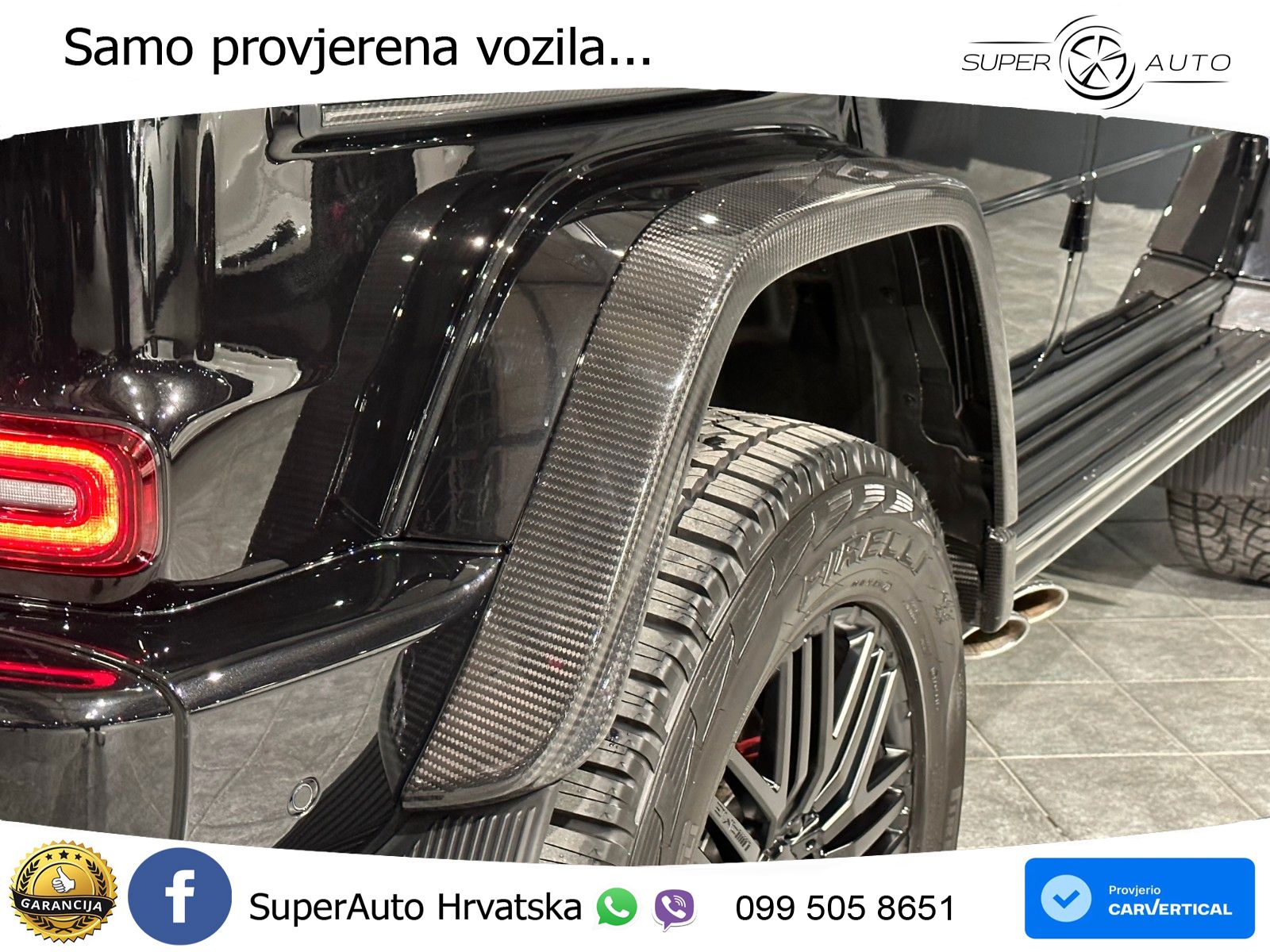 Mercedes AMG G 63 Long V8 (585 KS) 4MATIC 9G-TRONIC AMG SPEEDSHIFT PLUS LED+GR SJED+ACC