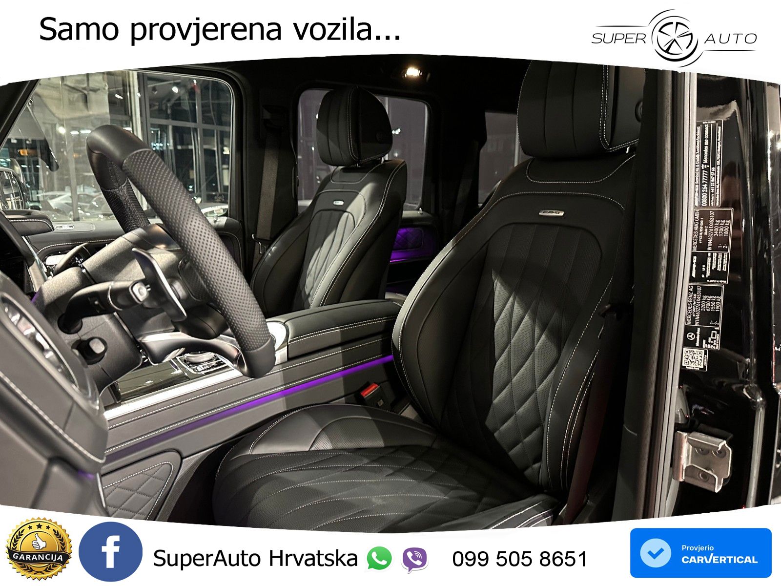 Mercedes AMG G 63 Long V8 (585 KS) 4MATIC 9G-TRONIC AMG SPEEDSHIFT PLUS LED+GR SJED+ACC