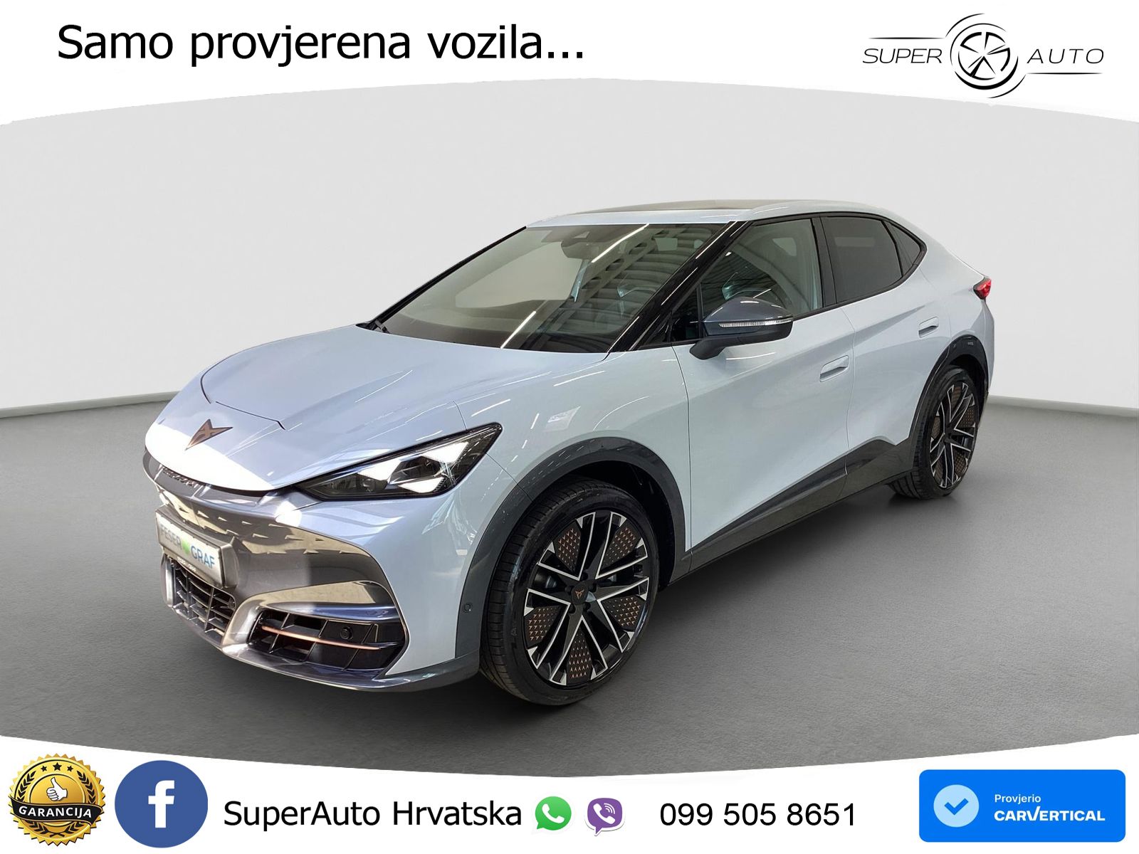 Cupra Tavascan 82 kWh (340 KS)  4WD ACC+HEAD+4xGR SJED+360+PANO