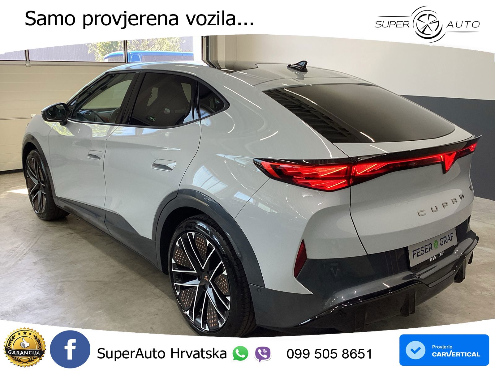 Cupra Tavascan 82 kWh (340 KS)  4WD ACC+HEAD+4xGR SJED+360+PANO