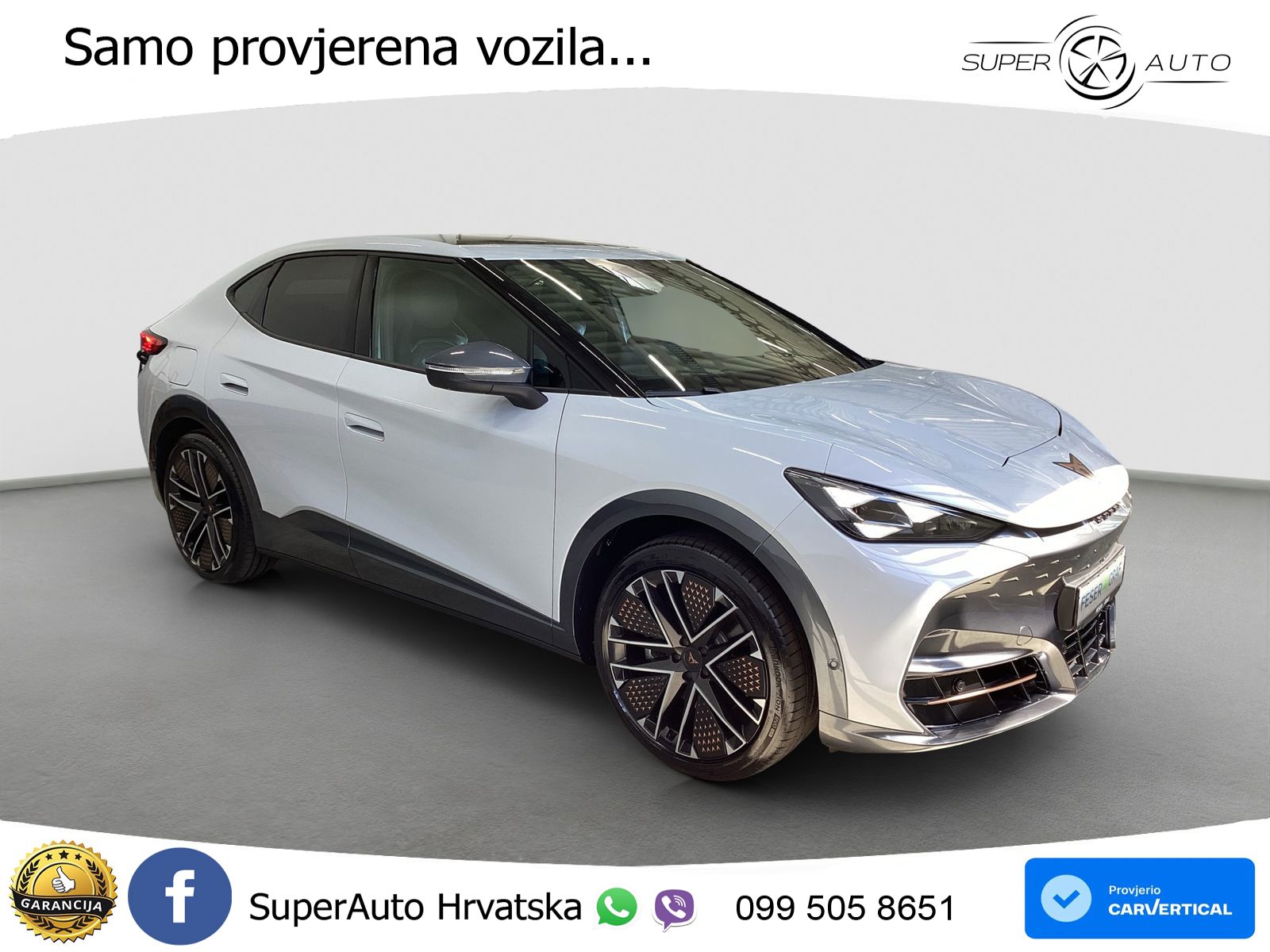Cupra Tavascan 82 kWh (340 KS)  4WD ACC+HEAD+4xGR SJED+360+PANO