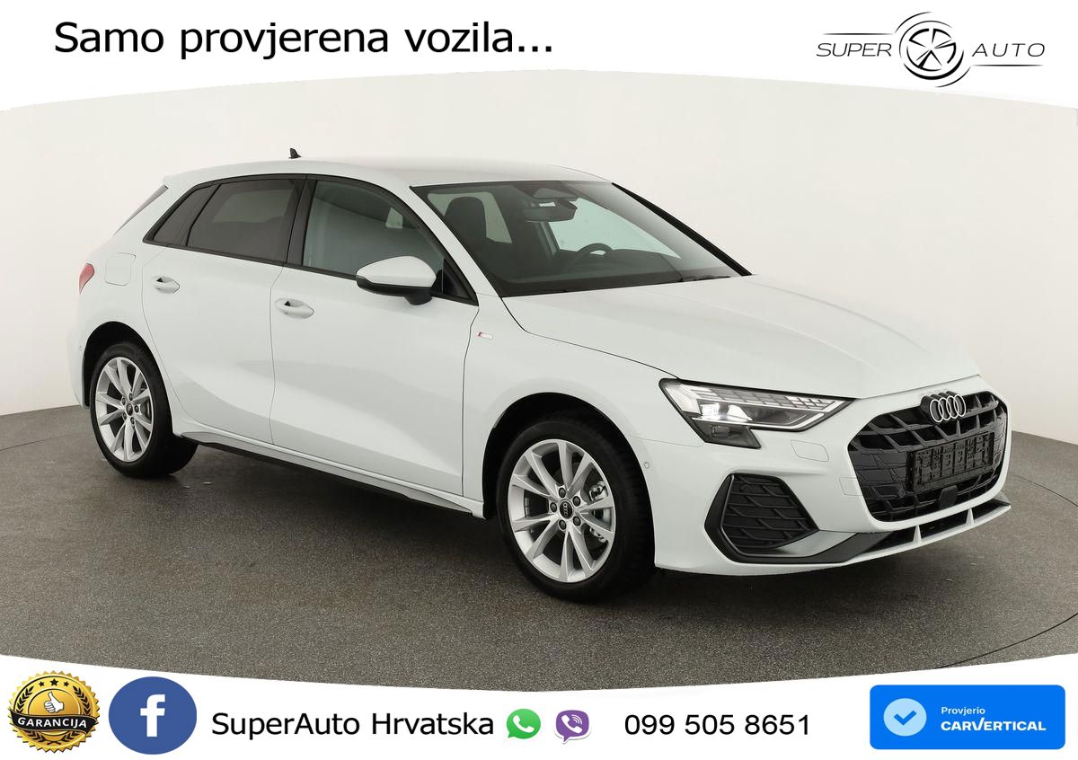 Audi A3 35 TFSI (150 KS) S tronic S line MATRIX+GR SJED+KAM