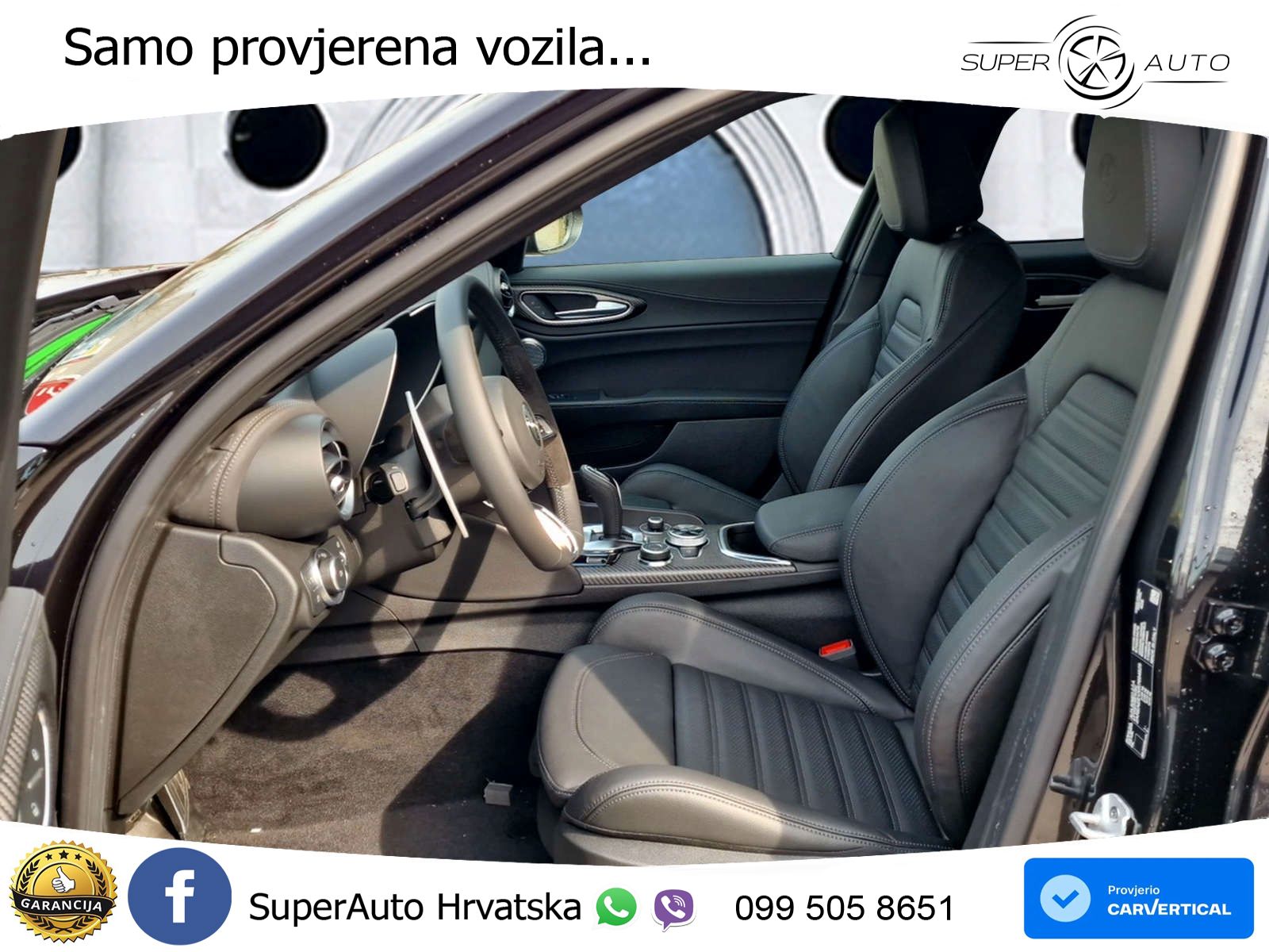 Alfa Romeo Giulia Quadrifoglio 2.9 V6 Bi-Turbo (520 KS) Automatic LED+GR SJED+ACC