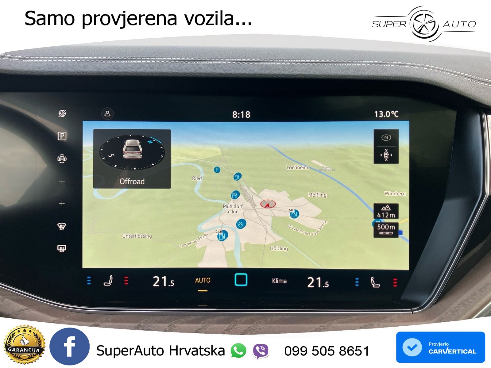 Volkswagen Touareg 3.0 V6 TFSI (340 KS) 4MOTION Tiptronic LED+GR SJED+ACC