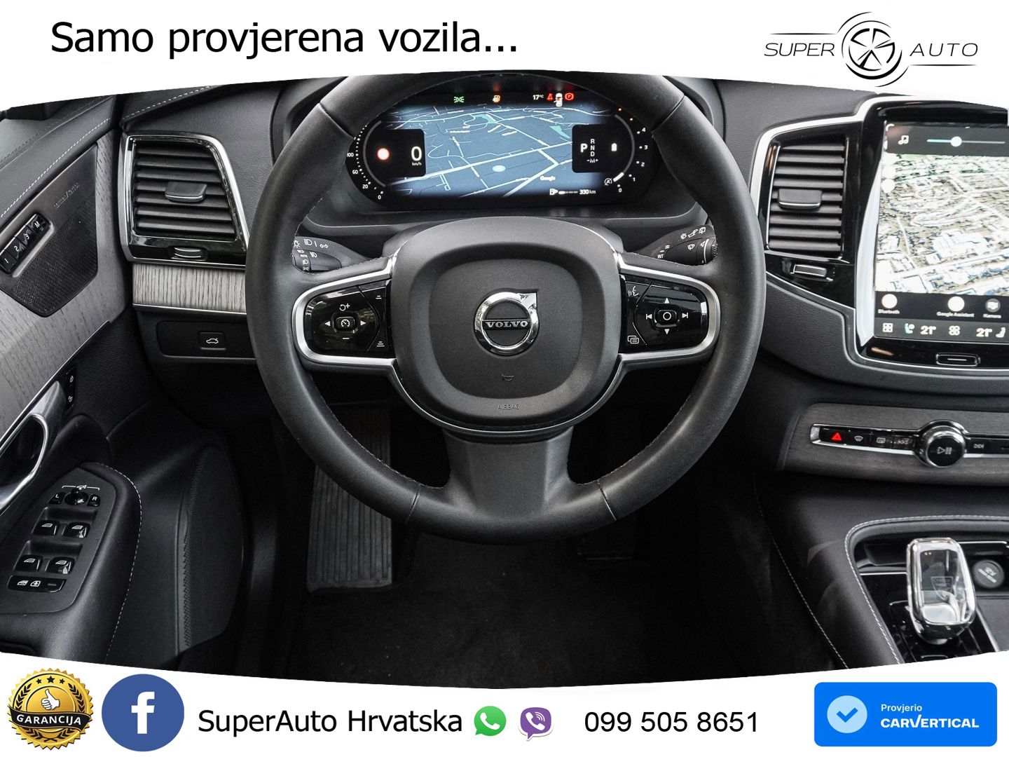 Volvo XC90 2.0 B5 Diesel AWD Automatic ACC+GR SJED+360+PANO