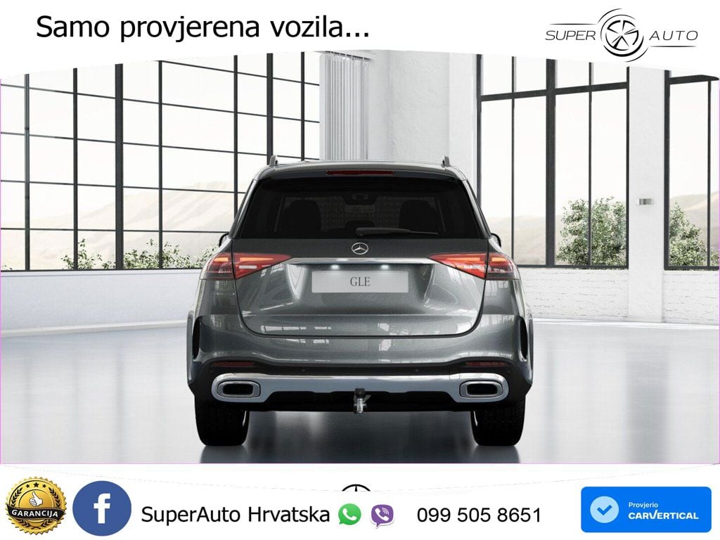 Mercedes GLE 450d (367 KS) EQ Boost 4MATIC 9G-TRONIC AMG ZRAČNI+ACC+GR SJED+360+PANO