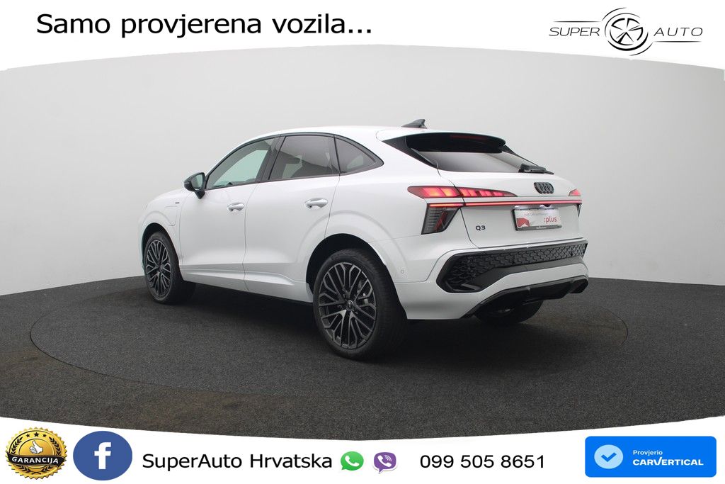 Audi Q3 Sportback 1.5 TFSIe (272 KS) S tronic LED+GR SJED+ACC