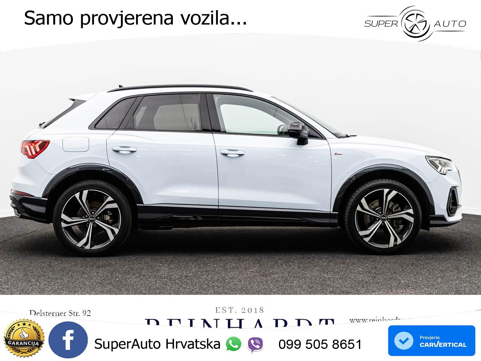 Audi Q3 45 TFSIe (245 KS) S tronic 2x S line LED+GR SJED+ACC