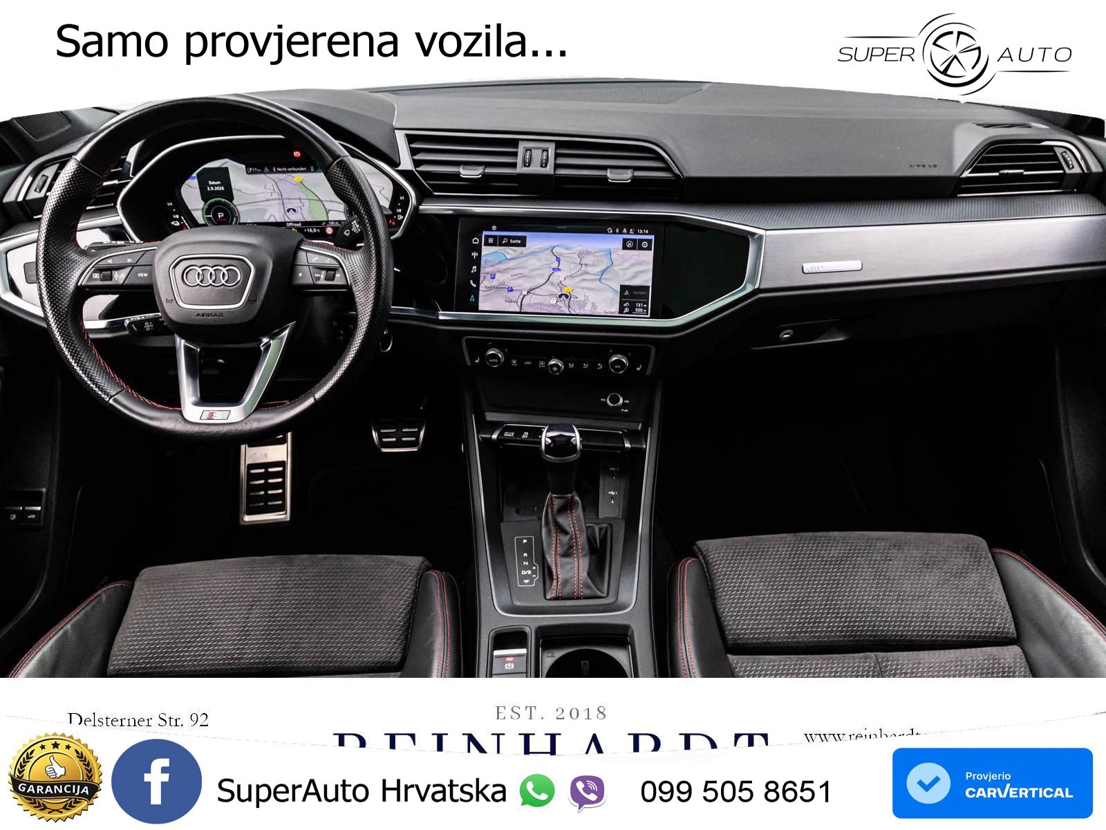 Audi Q3 45 TFSIe (245 KS) S tronic 2x S line LED+GR SJED+ACC