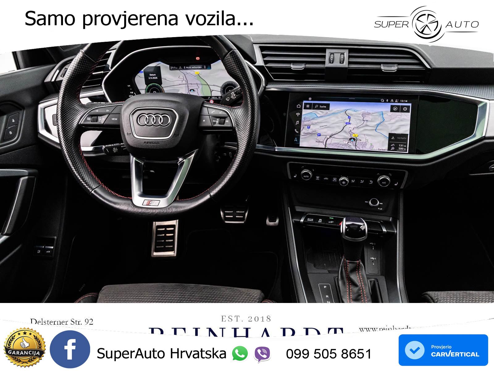 Audi Q3 45 TFSIe (245 KS) S tronic 2x S line LED+GR SJED+ACC