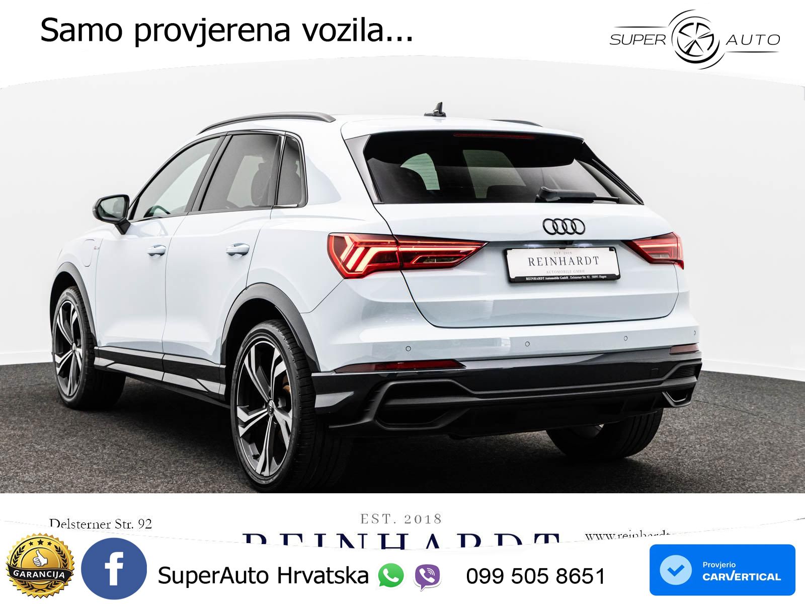 Audi Q3 45 TFSIe (245 KS) S tronic 2x S line LED+GR SJED+ACC