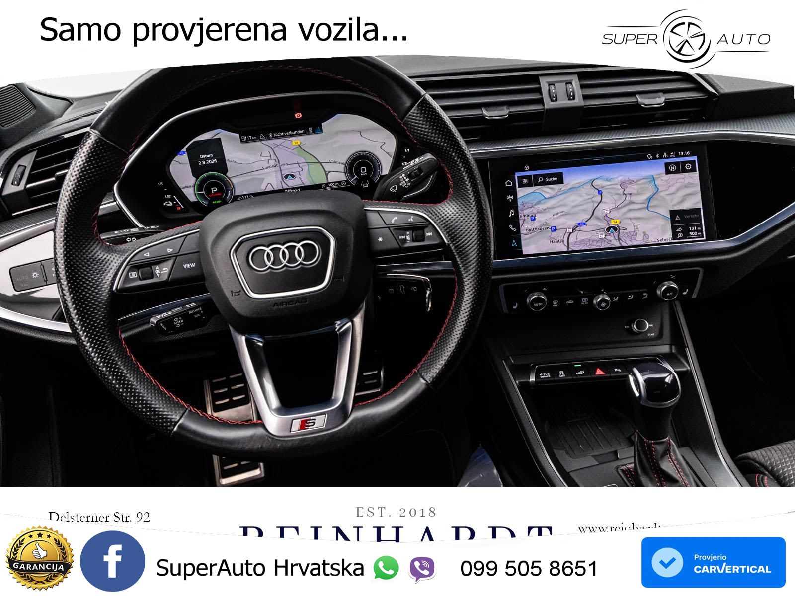 Audi Q3 45 TFSIe (245 KS) S tronic 2x S line LED+GR SJED+ACC