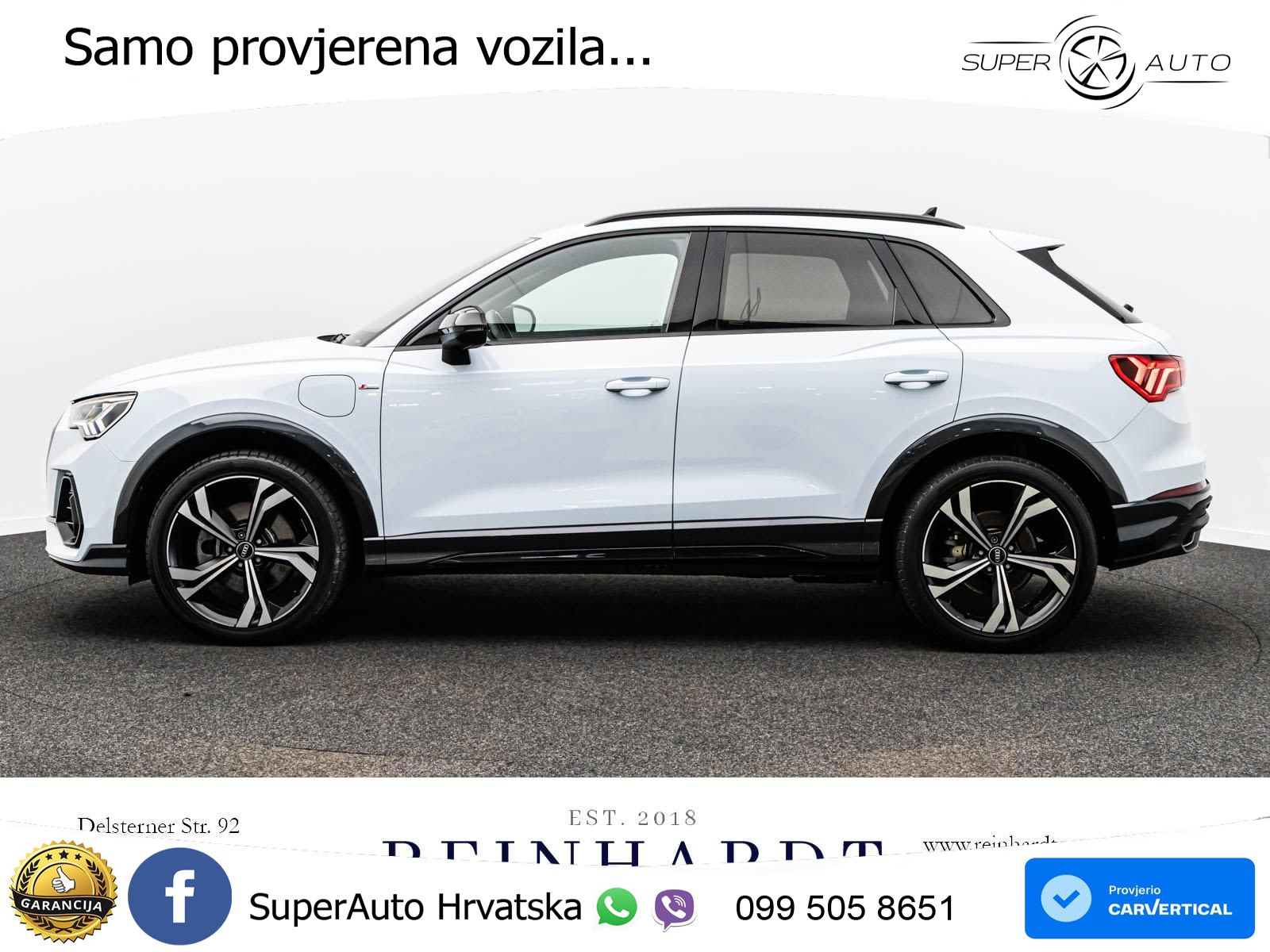 Audi Q3 45 TFSIe (245 KS) S tronic 2x S line LED+GR SJED+ACC