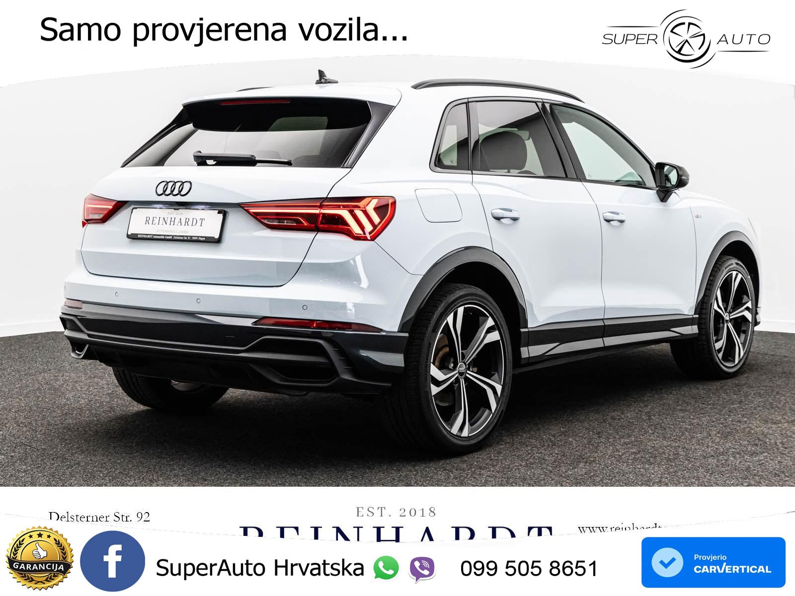 Audi Q3 45 TFSIe (245 KS) S tronic 2x S line LED+GR SJED+ACC