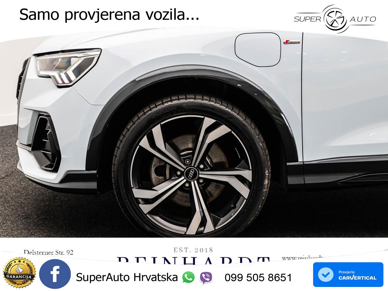 Audi Q3 45 TFSIe (245 KS) S tronic 2x S line LED+GR SJED+ACC
