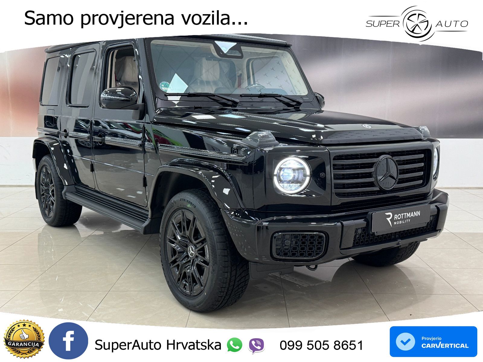 Mercedes G 450d Long (367 KS) 4MATIC 9G-TRONIC AMG LED+GR SJED+ACC