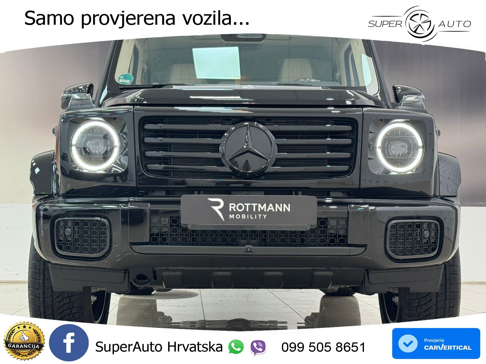 Mercedes G 450d Long (367 KS) 4MATIC 9G-TRONIC AMG LED+GR SJED+ACC